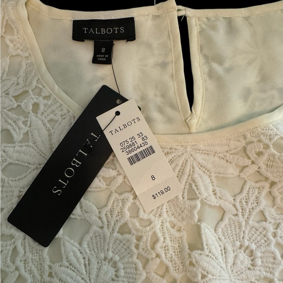 NWT Talbots Lace Shirt - Picture 4 of 8
